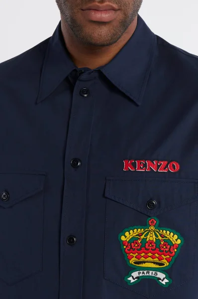 Košulja LS | Oversize fit Kenzo modra