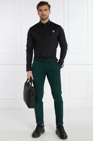 Košulja | Regular Fit Karl Lagerfeld crna