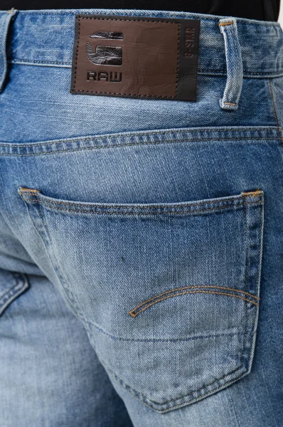 Kratke hlače 3301 | Regular Fit | denim G- Star Raw plava