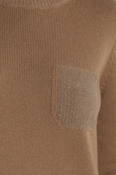 Vunene haljina | s dodatkom svile Peserico smeđa