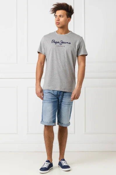 T-shirt eggo | Regular Fit Pepe Jeans London boja pepela