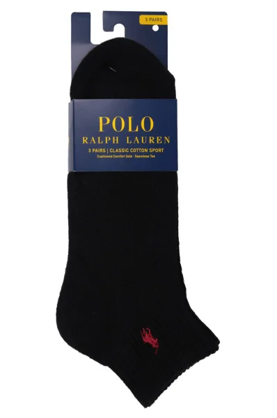 Čarape 3-pack POLO RALPH LAUREN crna