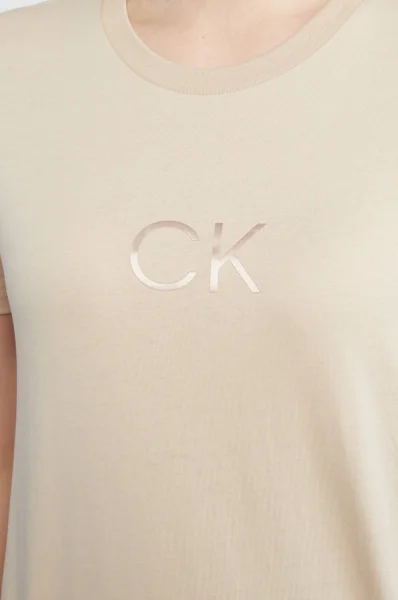 T-shirt SHINE | Regular Fit Calvin Klein bež