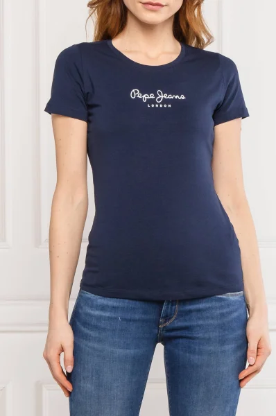 T-shirt New Virginia | Slim Fit Pepe Jeans London modra
