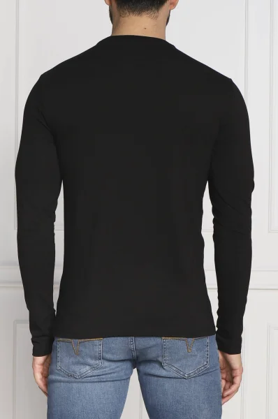 Majica dugih rukava CORE | Extra slim fit GUESS crna