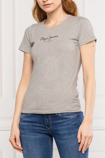 T-shirt new Virginia | Slim Fit Pepe Jeans London siva