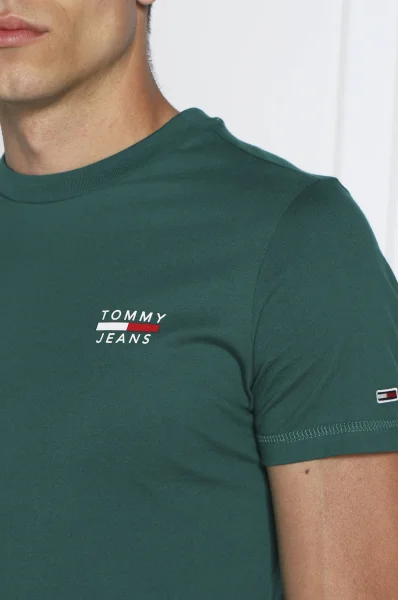 T-shirt | Slim Fit Tommy Jeans zelena