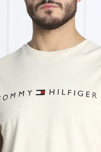T-shirt FLAG | Regular Fit Tommy Hilfiger bež
