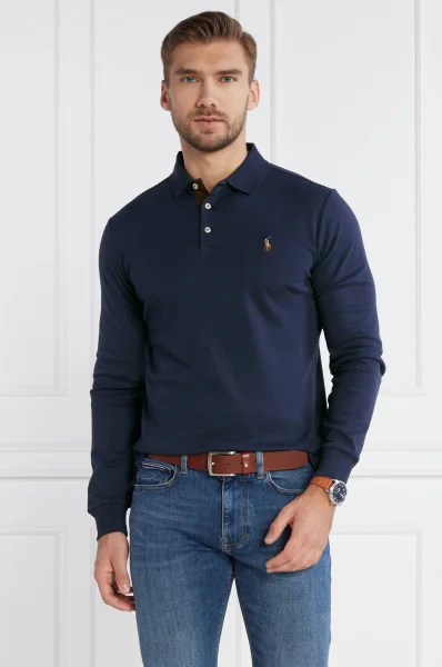 Polo majica | Custom slim fit POLO RALPH LAUREN modra