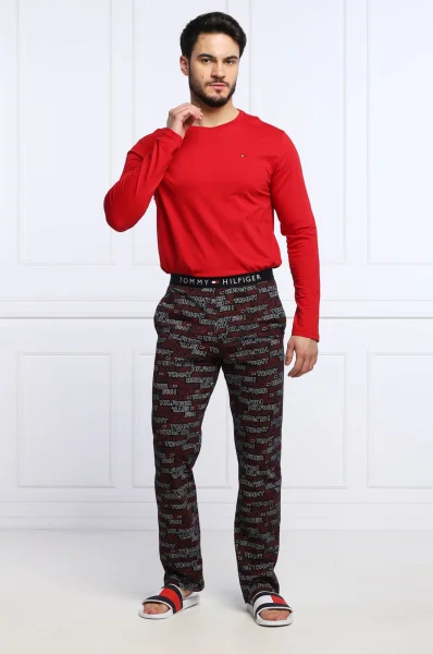 Pidžama | Regular Fit Tommy Hilfiger crvena