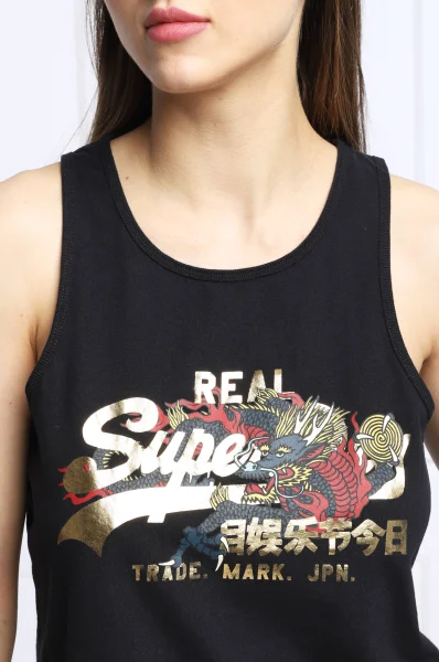 Top | Relaxed fit Superdry modra