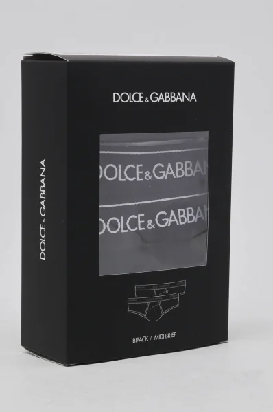 Gaće 2-pack Dolce & Gabbana crna