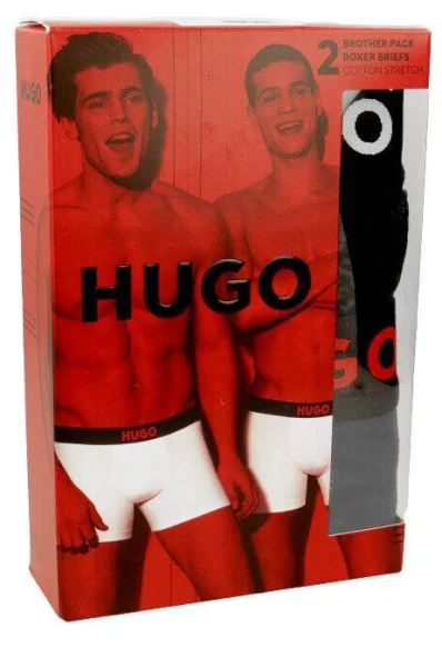 Bokserice 2-pack Hugo Bodywear modra