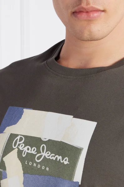 T-shirt OLDWIVE | Regular Fit Pepe Jeans London kaki