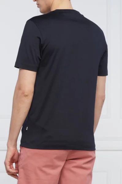 T-shirt Tiburt 287 | Regular Fit | mercerised BOSS BLACK modra