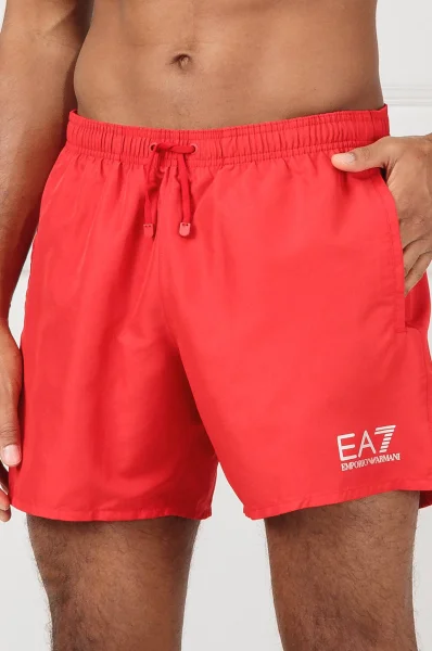Kratke hlače za kupanje | Regular Fit EA7 crvena