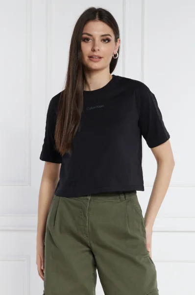 T-shirt | Cropped Fit Calvin Klein Performance crna
