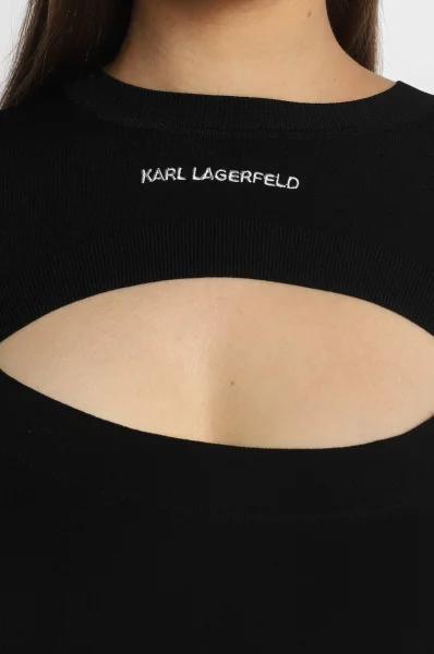 Bluzka | Regular Fit Karl Lagerfeld crna
