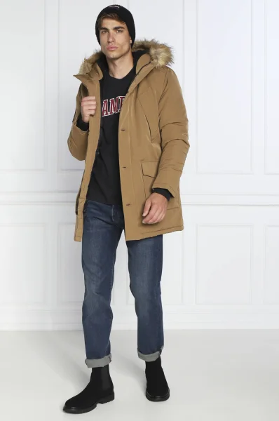 Termo jakna | Regular Fit Superdry smeđa