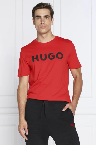 T-shirt Dulivio | Regular Fit HUGO crvena