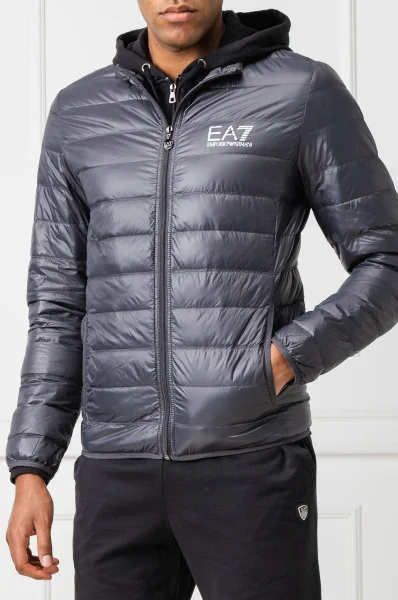 Termo jakna | Regular Fit EA7 grafitna