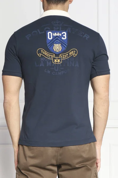 Polo majica pIQUE | Regular Fit La Martina modra