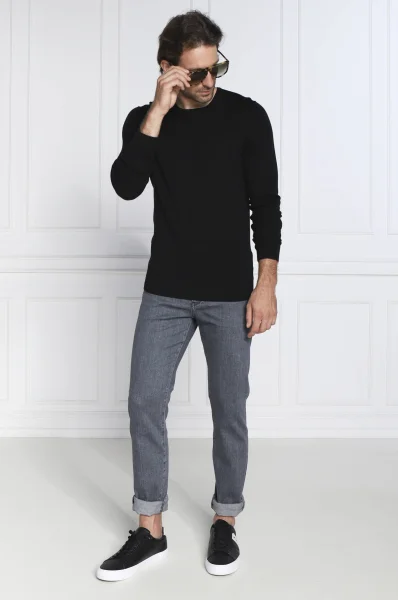 vuneni džemper | regular fit Calvin Klein crna