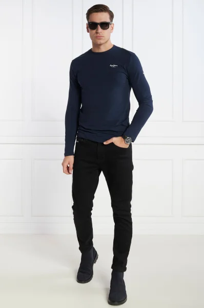 Majica dugih rukava | Slim Fit Pepe Jeans London modra