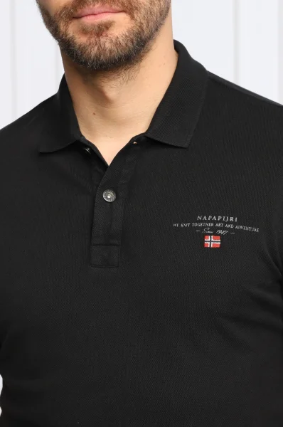 Polo majica ELBAS | Regular Fit Napapijri crna