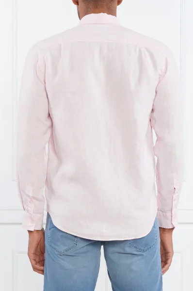 Lanena košulja | Regular Fit Vilebrequin svijetloružičasta