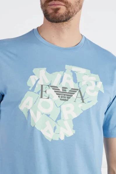 T-shirt | Regular Fit Emporio Armani svijetloplava