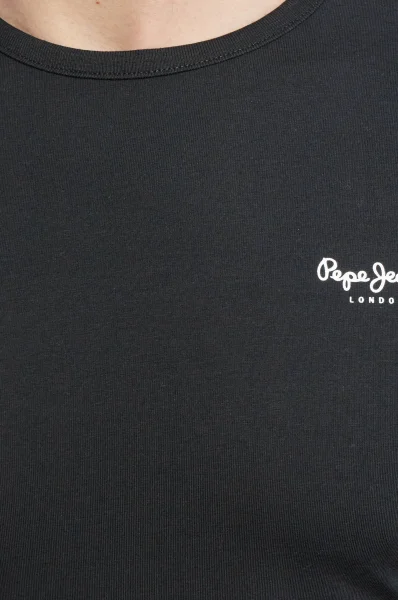 T-shirt | Slim Fit Pepe Jeans London crna