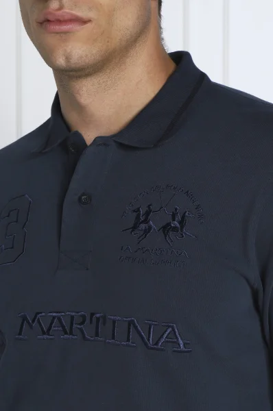 Polo majica | Regular Fit La Martina 	mornasko plava	