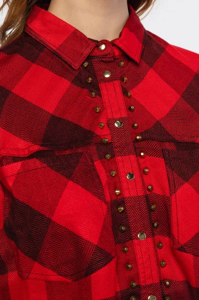 Košulja CLOTHILDE | Loose fit GUESS crvena