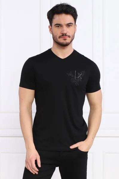 T-shirt | Regular Fit Armani Exchange crna