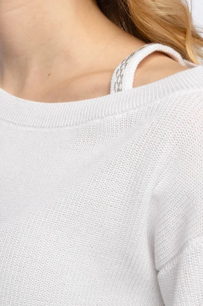 Džemper | Slim Fit Peserico bijela