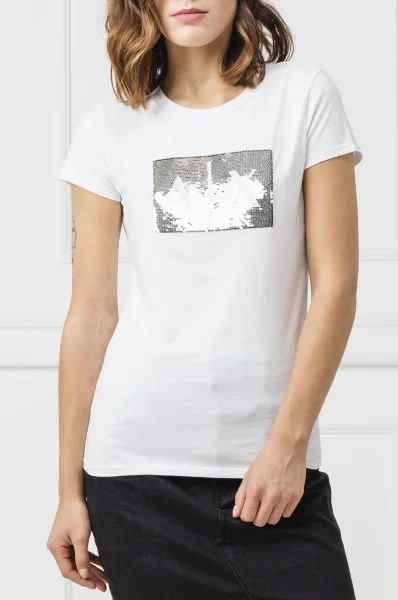 T-shirt | Slim Fit Armani Exchange bijela
