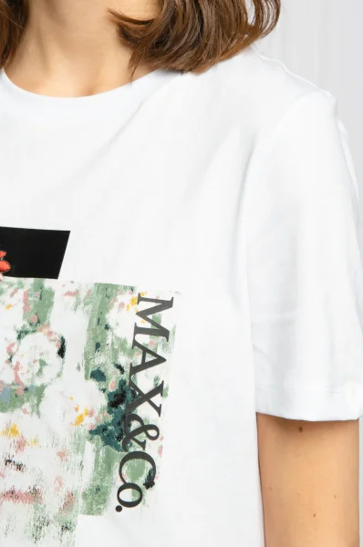 T-shirt DATTERI | Regular Fit MAX&Co. bijela