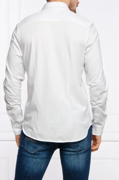 Košulja SUNSET | Slim Fit | pique GUESS bijela