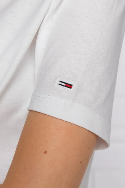 T-shirt TJW STAR AMERICANA FLAG | Cropped Fit Tommy Jeans bijela