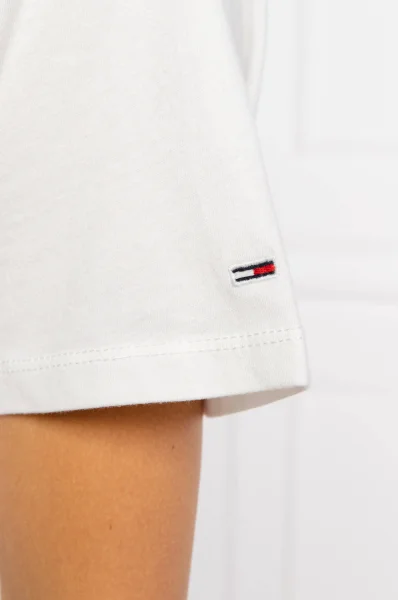 T-shirt | Cropped Fit Tommy Jeans bijela