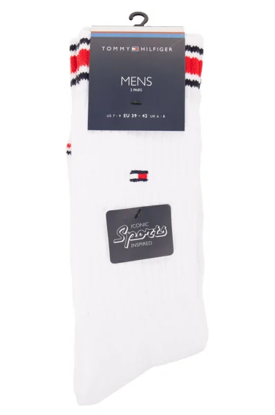 Čarape 2-pack iconic Tommy Hilfiger bijela