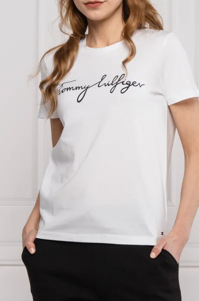T-shirt | Regular Fit Tommy Hilfiger bijela