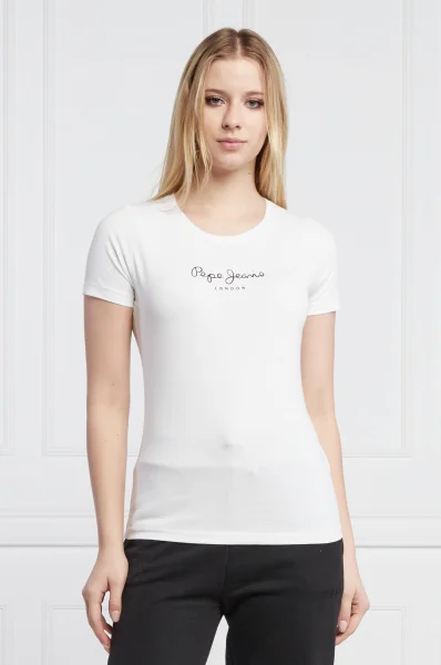 T-shirt New Virginia | Slim Fit Pepe Jeans London bijela