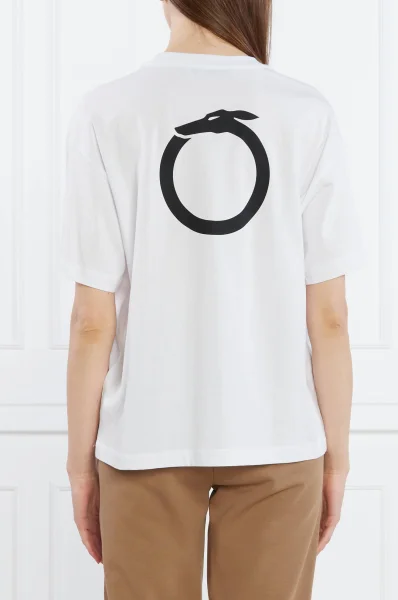 T-shirt | Loose fit Trussardi bijela