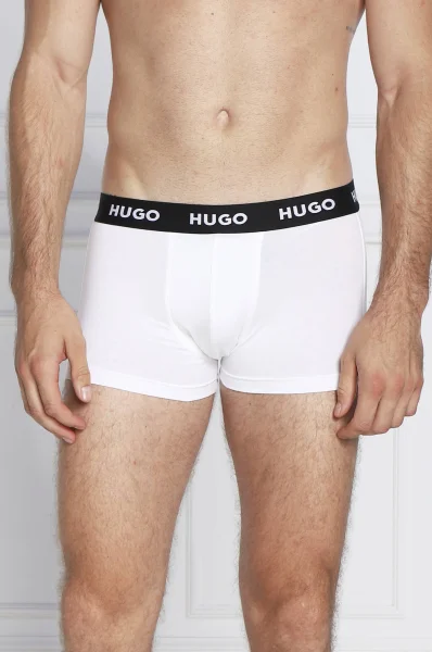 Bokserice 3-pack TRUNK TRIPLET PACK Hugo Bodywear bijela