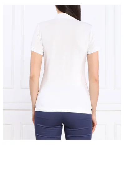 Polo majica Julie | Slim Fit | pique POLO RALPH LAUREN bijela