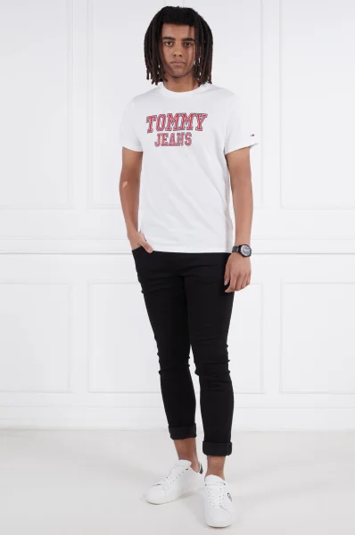T-shirt | Regular Fit Tommy Jeans bijela