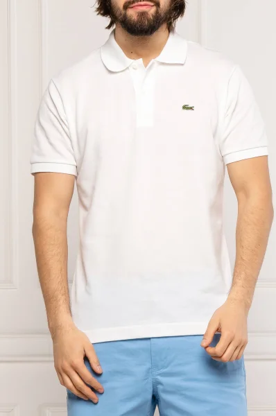 Polo majica | Classic fit | pique Lacoste bijela