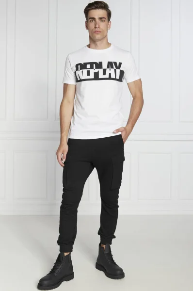 T-shirt | Regular Fit Replay bijela